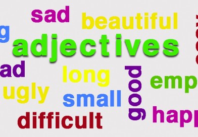 Alguns adjetivos em inglês.